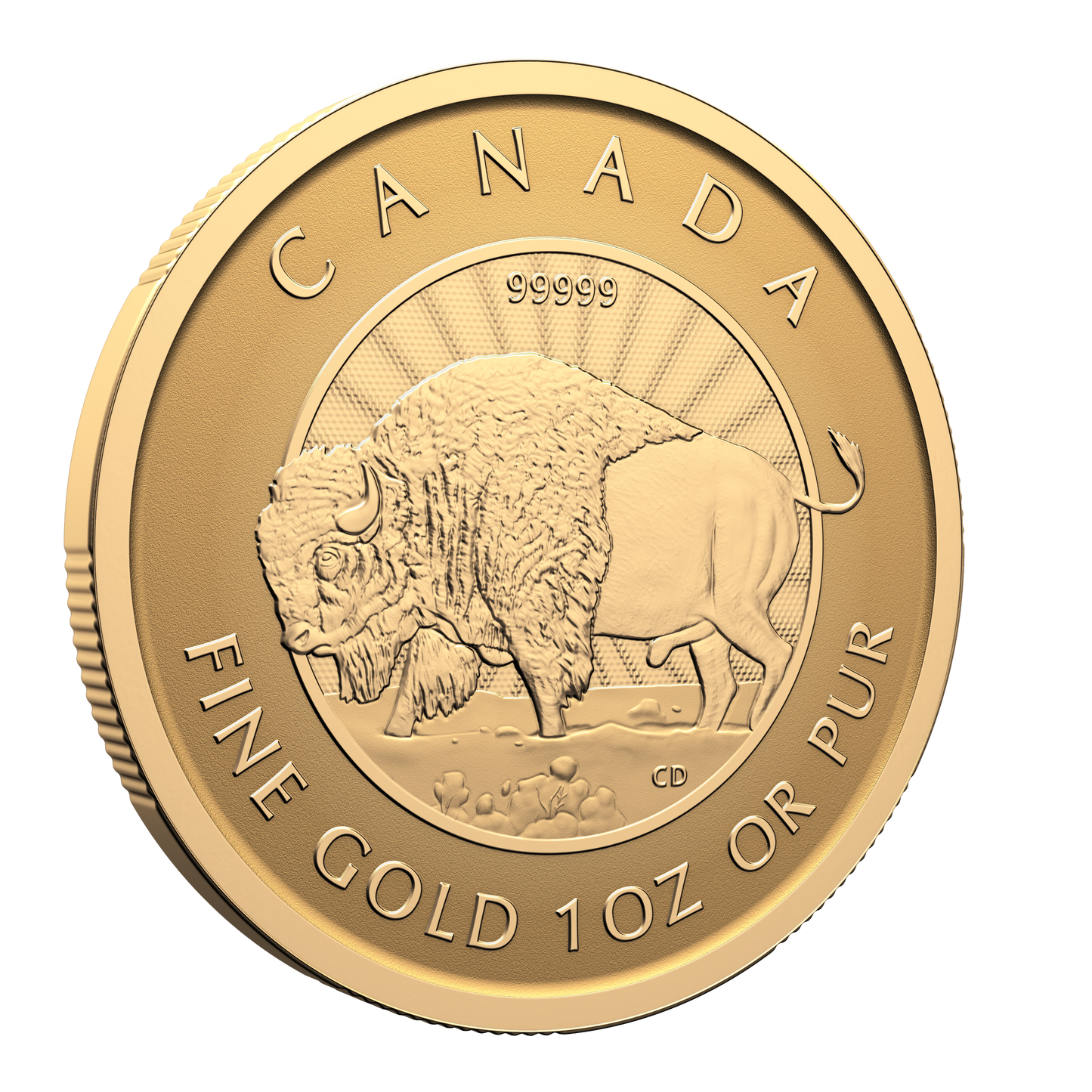 2026 Canada $200 Our Purest Bison 1 oz. 99.999% Pure Gold (No Tax)