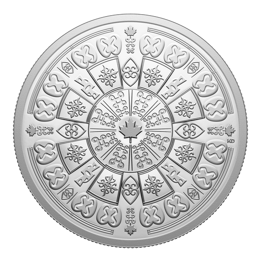 2026 Canada $20 Commemorating Black History: Adinkra Symbols Fine Silver (No Tax)