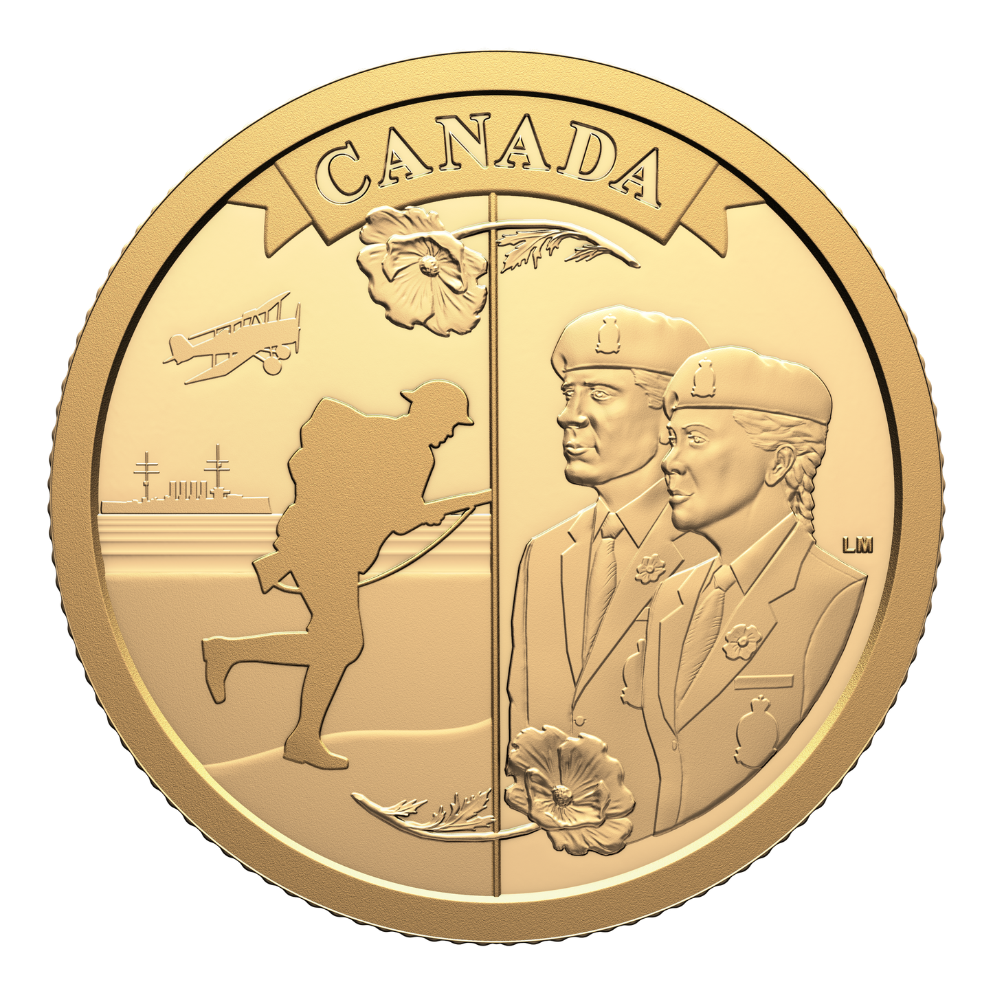 2026 Canada $100 100th Anniversary of the Royal Canadian Legion 1/4 oz. Pure Gold (No Tax)