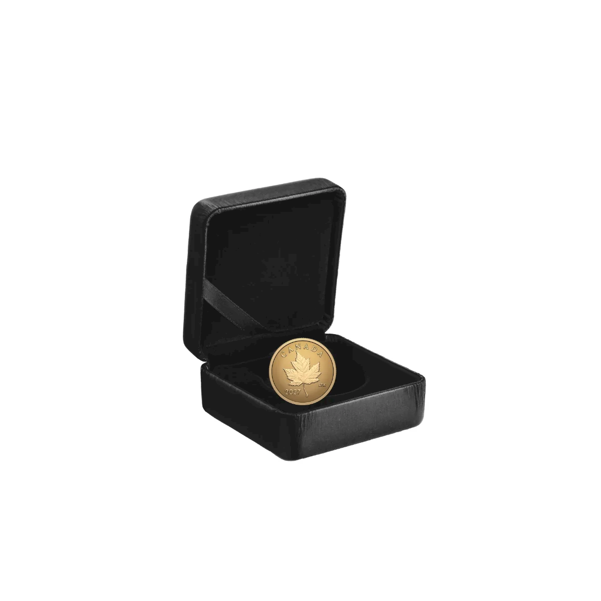 (Pre-Order) 2027 Canada $1 Iconic Maple Leaf 0.5 g Pure Gold Coin (No Tax)