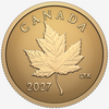 (Pre-Order) 2027 Canada $1 Iconic Maple Leaf 0.5 g Pure Gold Coin (No Tax)