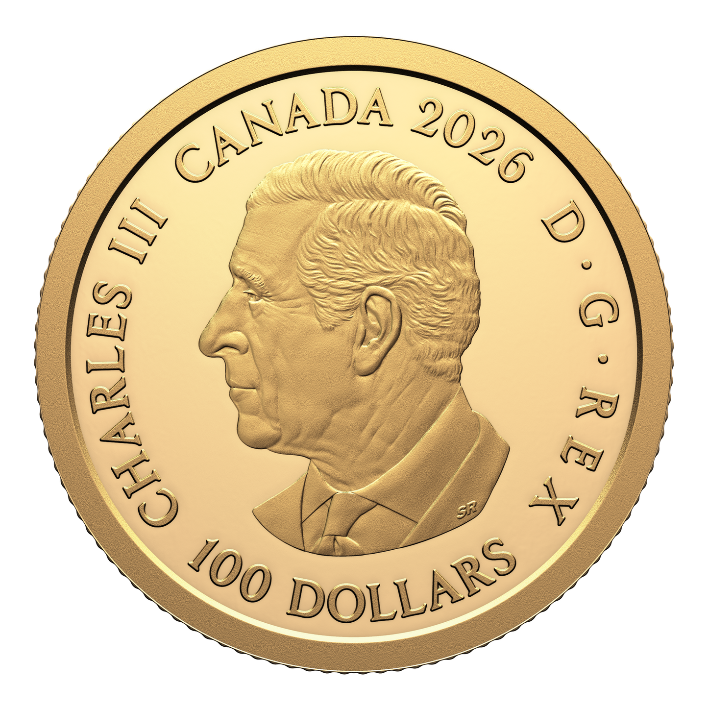 2026 Canada $100 FIFA World Cup 2026™: The Beautiful Game 1/4oz. Pure Gold Coin (No Tax)