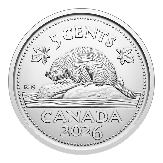 2026-W Canada 5-cents Brilliant Uncirculated (MS63)