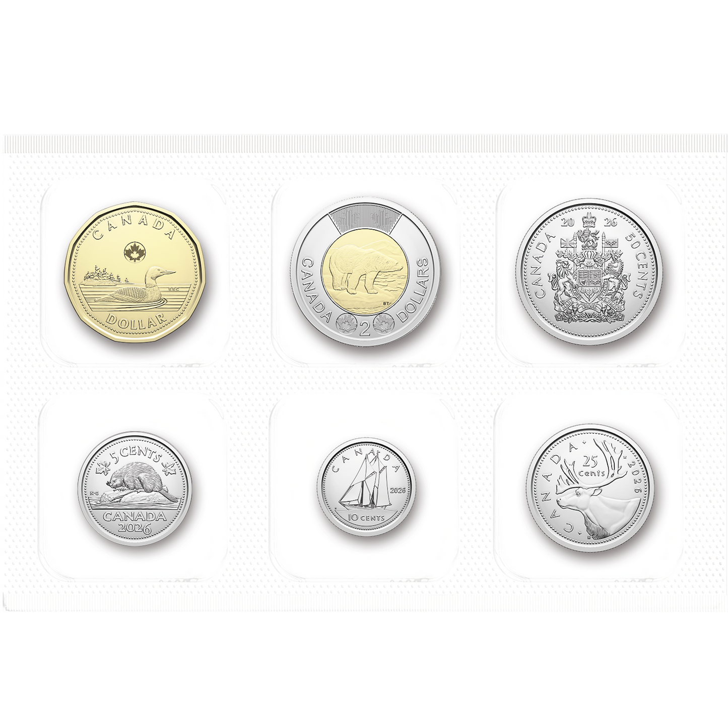 RDC 2026 Canada 50th Anniversary of the RCM - Winnipeg Collector's Edition Non-Circulation Coin Set (ripped envelope)
