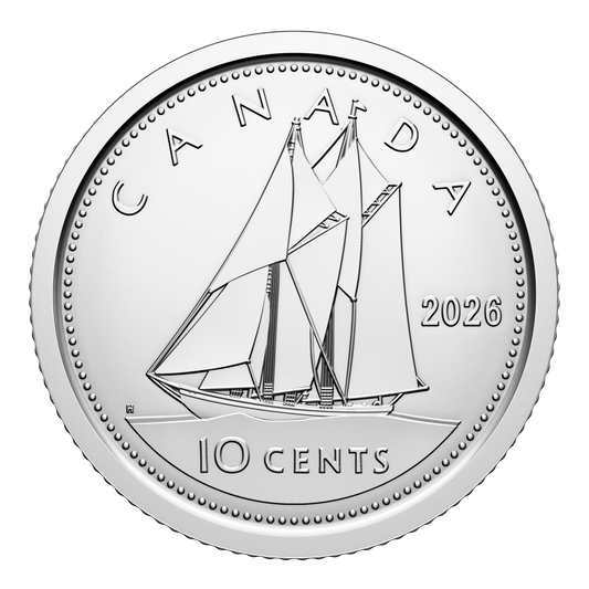 2026-W Canada 10-cents Brilliant Uncirculated (MS63)