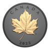 2025 Canada $20 Gilded Elegant Maple Leaf Fine Silver (No Tax)
