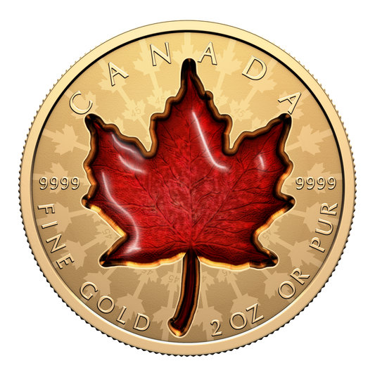 2024 Canada $200 Proud Maple 2oz. Pure Gold Coin (No Tax)