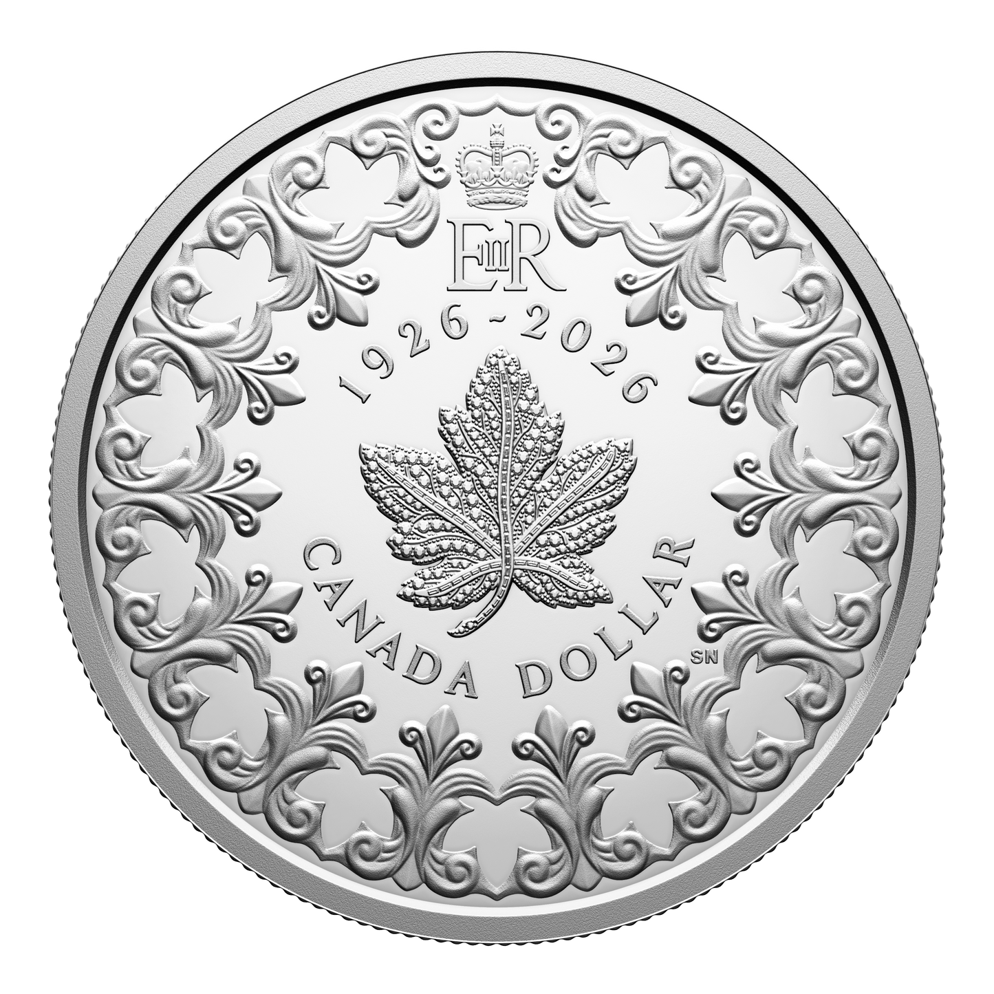 2026 Canada 100th Anniversary of the Birth of Queen Elizabeth II Special Edition Proof Silver Dollar (No Tax)