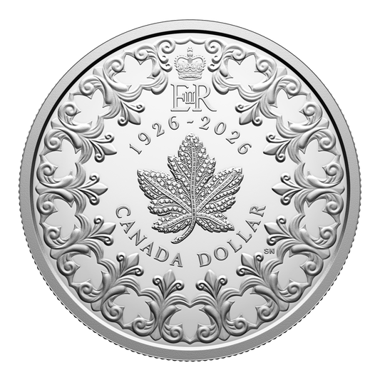 (Pre-Order) 2026 Canada 100th Anniversary of the Birth of Queen Elizabeth II Special Edition Proof Silver Dollar (No Tax)