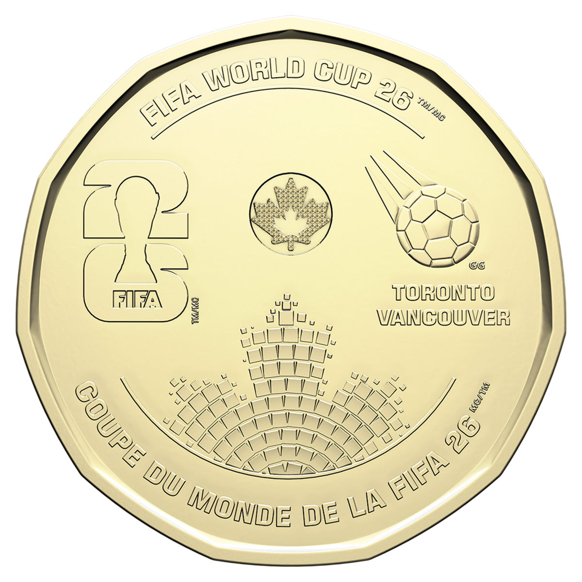 (Pre-Order) 2026 Canada FIFA World Cup 2026TM/MC Five Coin Set