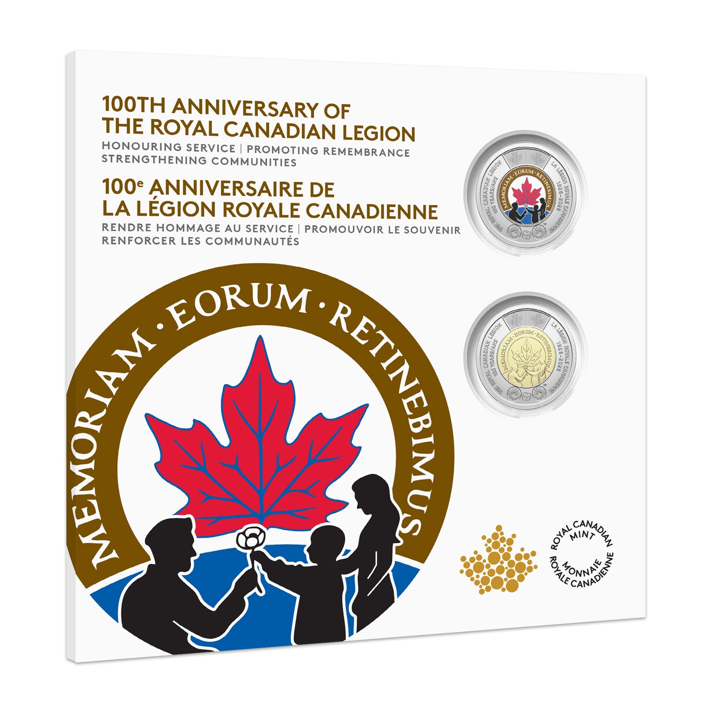 Pre-Order 2026 100th Anniversary of the Royal Canadian Legion Commemorative Collector Keepsake Card