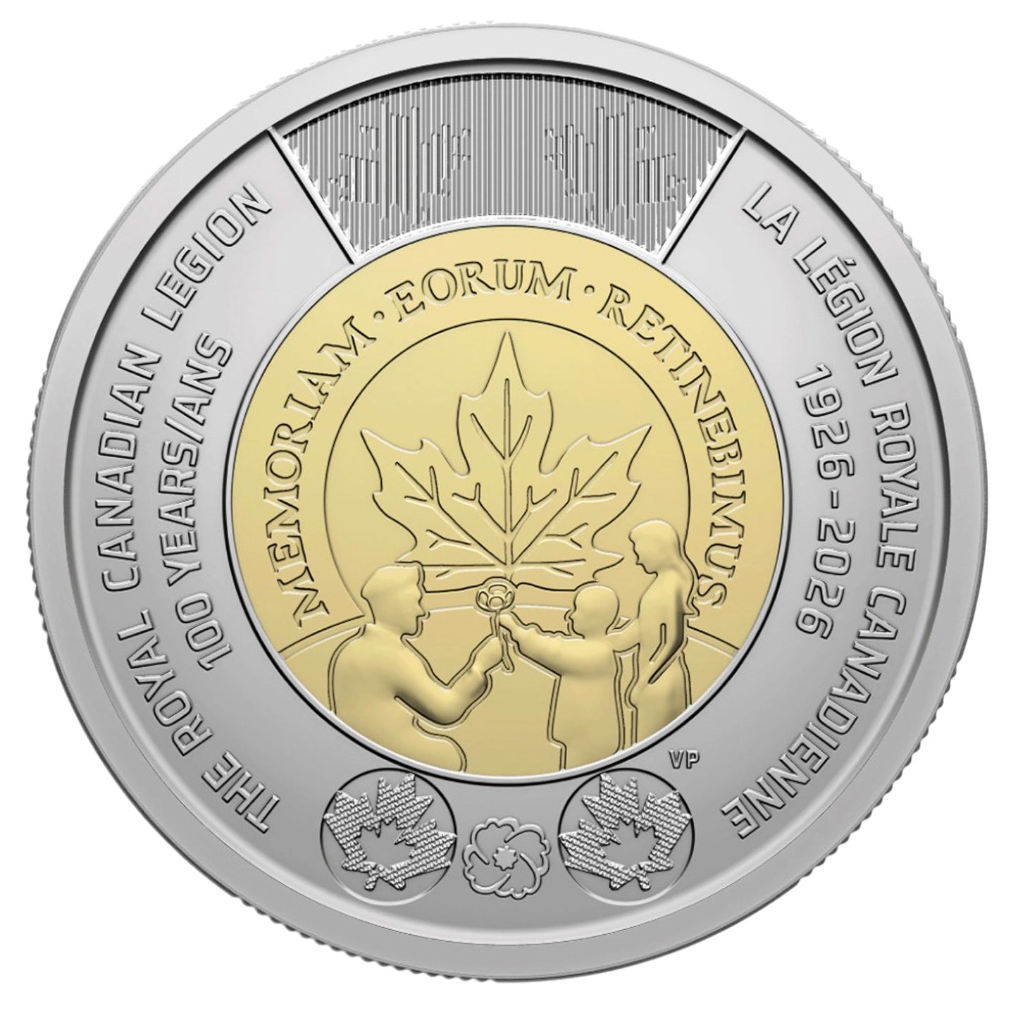 2026 $2 100th Anniversary of the Royal Canadian Legion Special Wrapped Roll Box Set