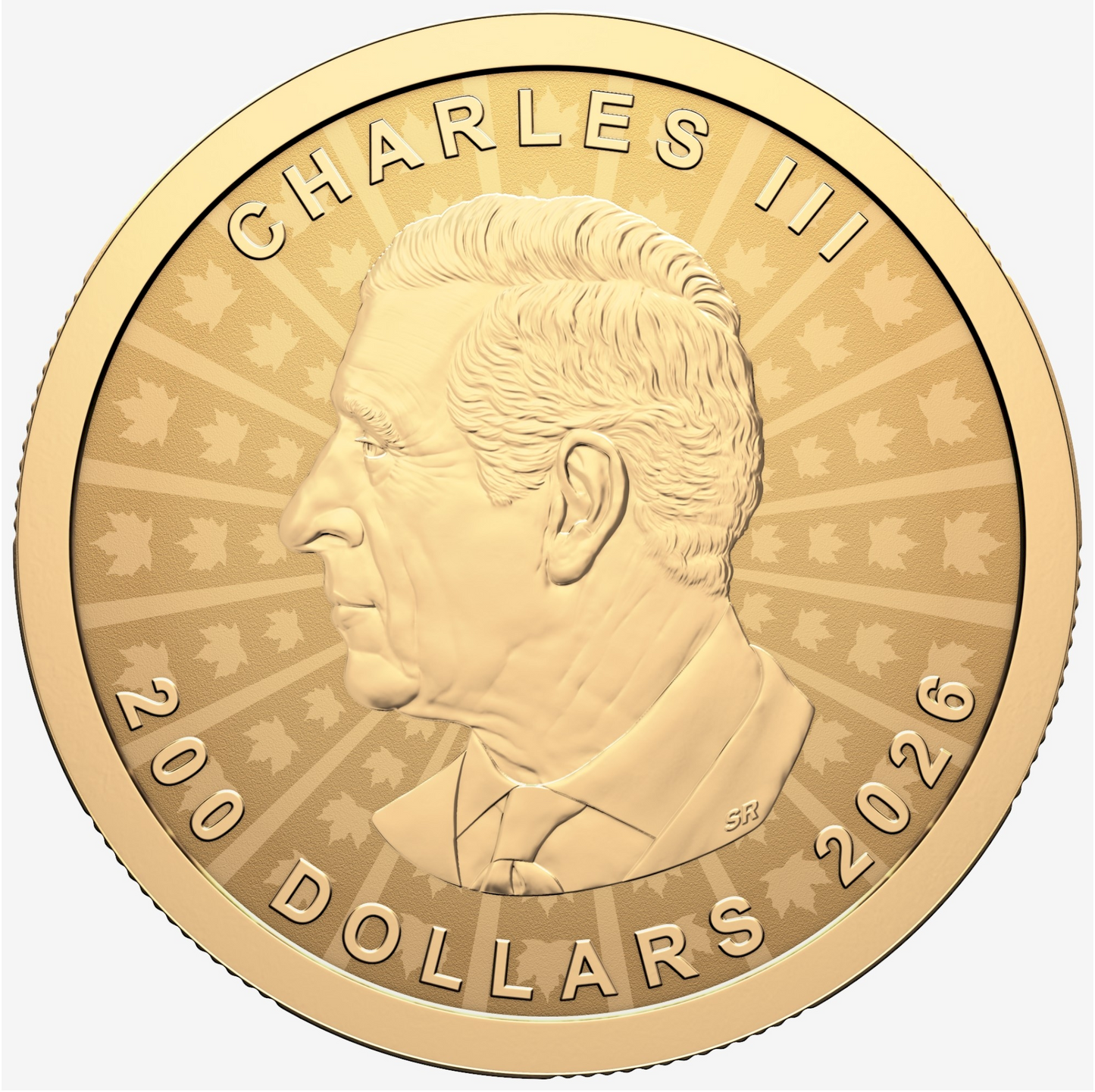 2026 Canada $200 Ultra-High Relief 1oz. GML Pure Gold (No Tax)