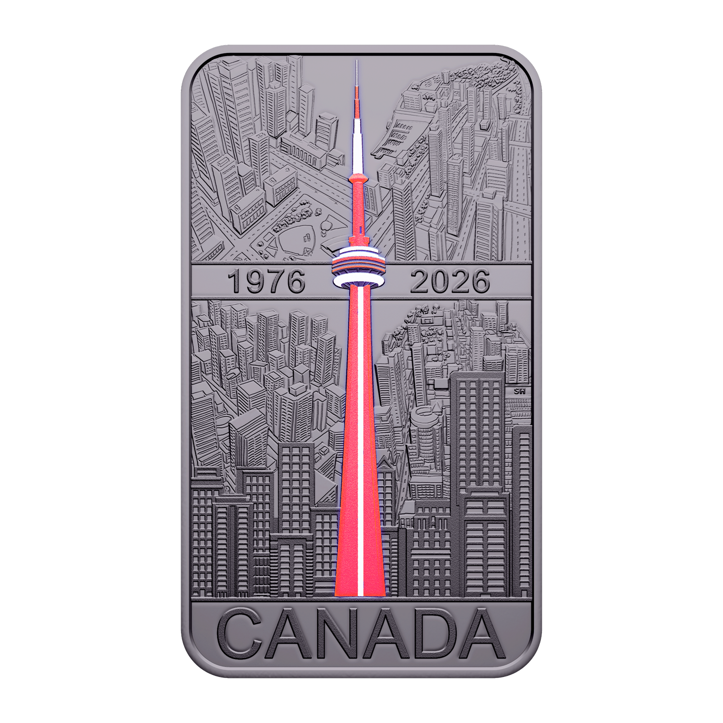 2026 Canada $20 CN Tower 50th Anniversary Fine Silver (No Tax)