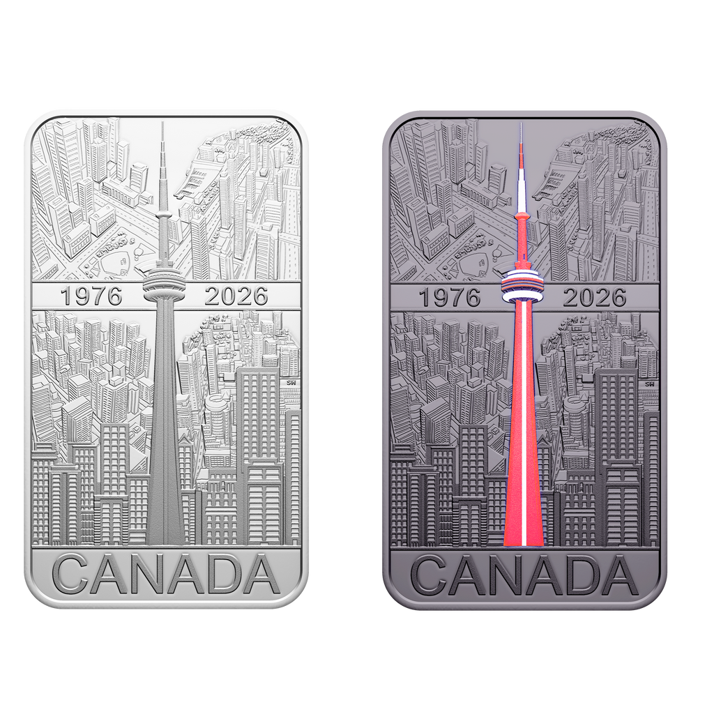 2026 Canada $20 CN Tower 50th Anniversary Fine Silver (No Tax)