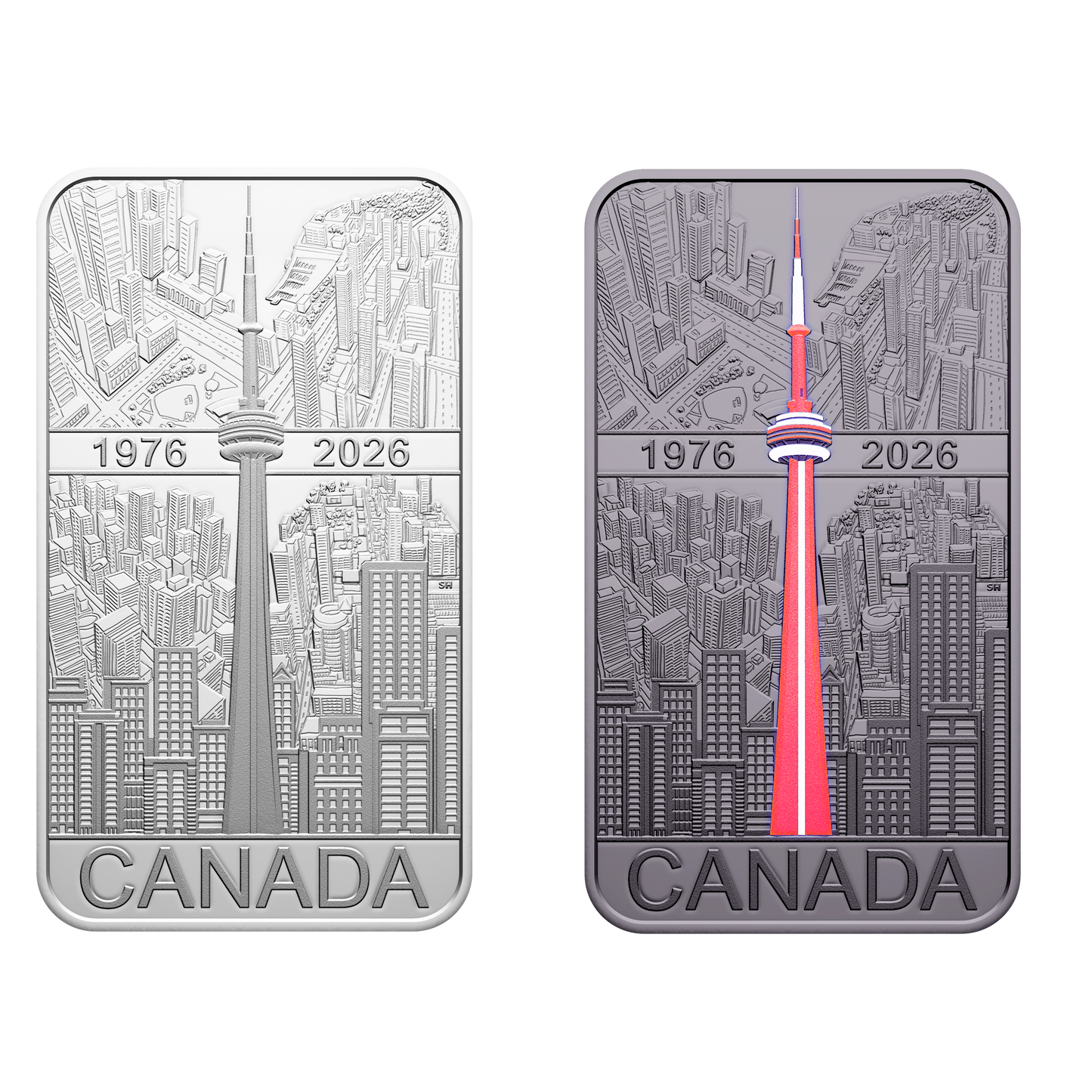 2026 Canada $20 CN Tower 50th Anniversary Fine Silver (No Tax)