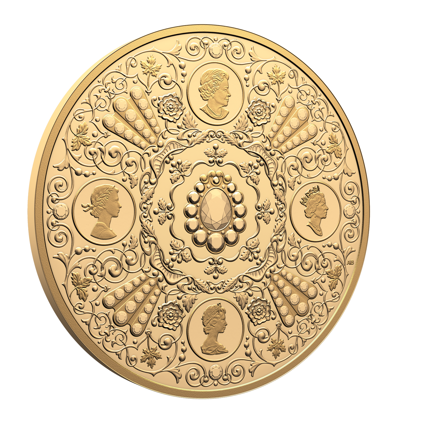 2026 Canada $500 Crown Jewels: A Tribute to the 100th Anniversary of the Birth of Queen Elizabeth II 5oz. Pure Gold