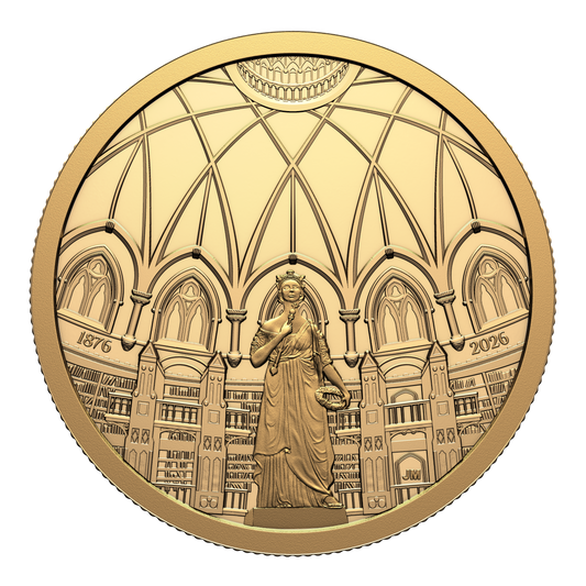 2026 Canada $200 150th Anniversary of the Library of Parliament Pure Gold (No Tax)