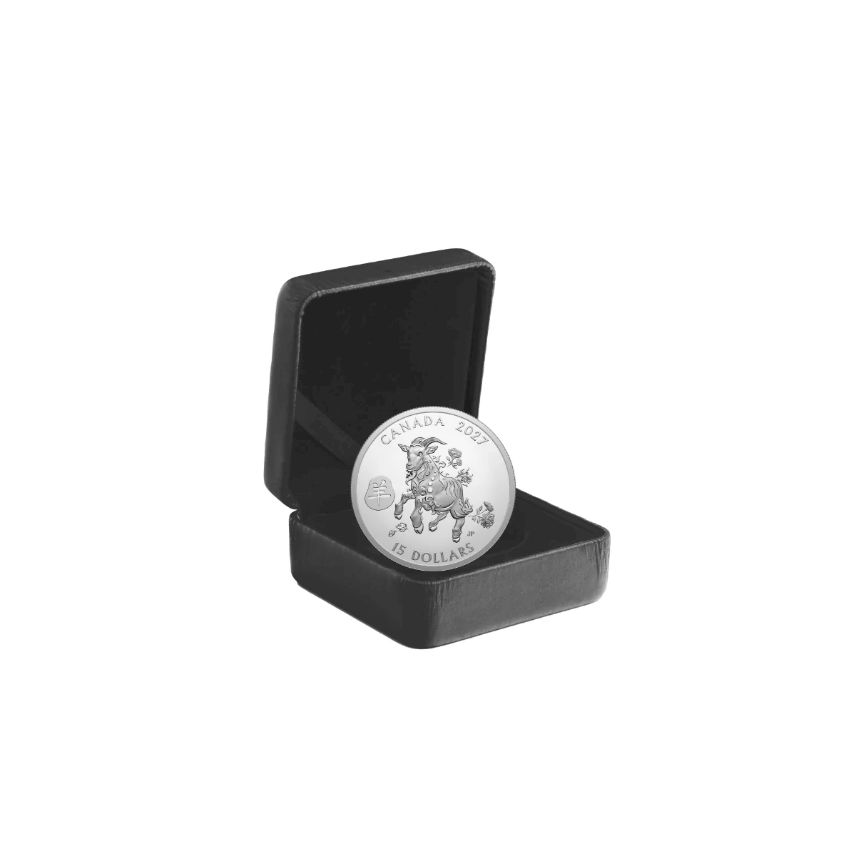 2027 Canada $15 Lunar Year of the Goat Fine Silver Coin (No Tax)