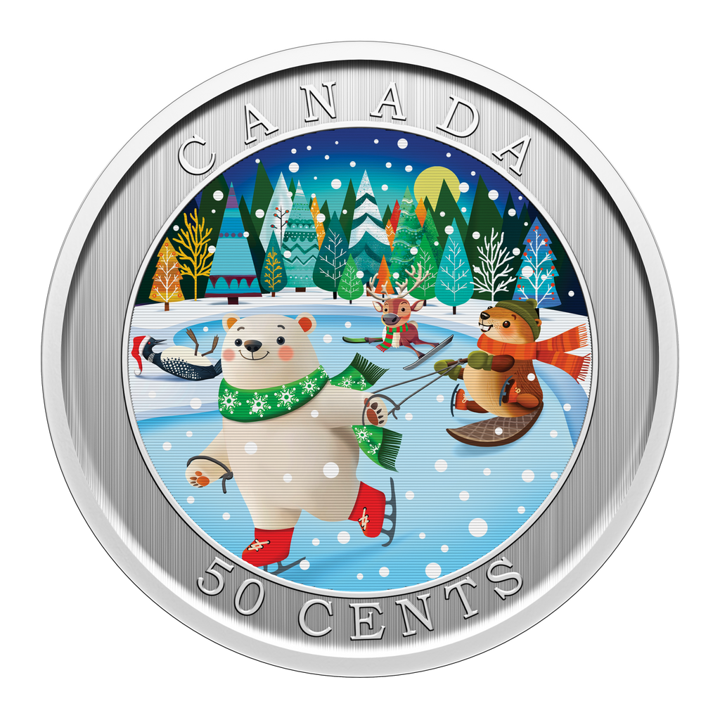 2026 Canada 50-cent Whimsical Winter Lenticular Coin