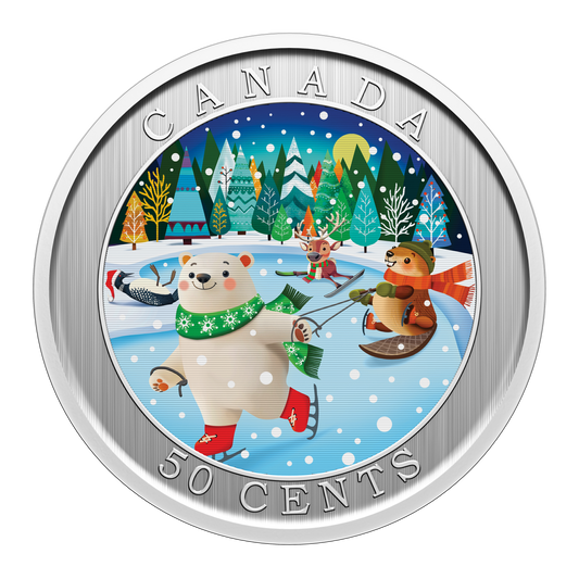 2026 Canada 50-cent Whimsical Winter Lenticular Coin