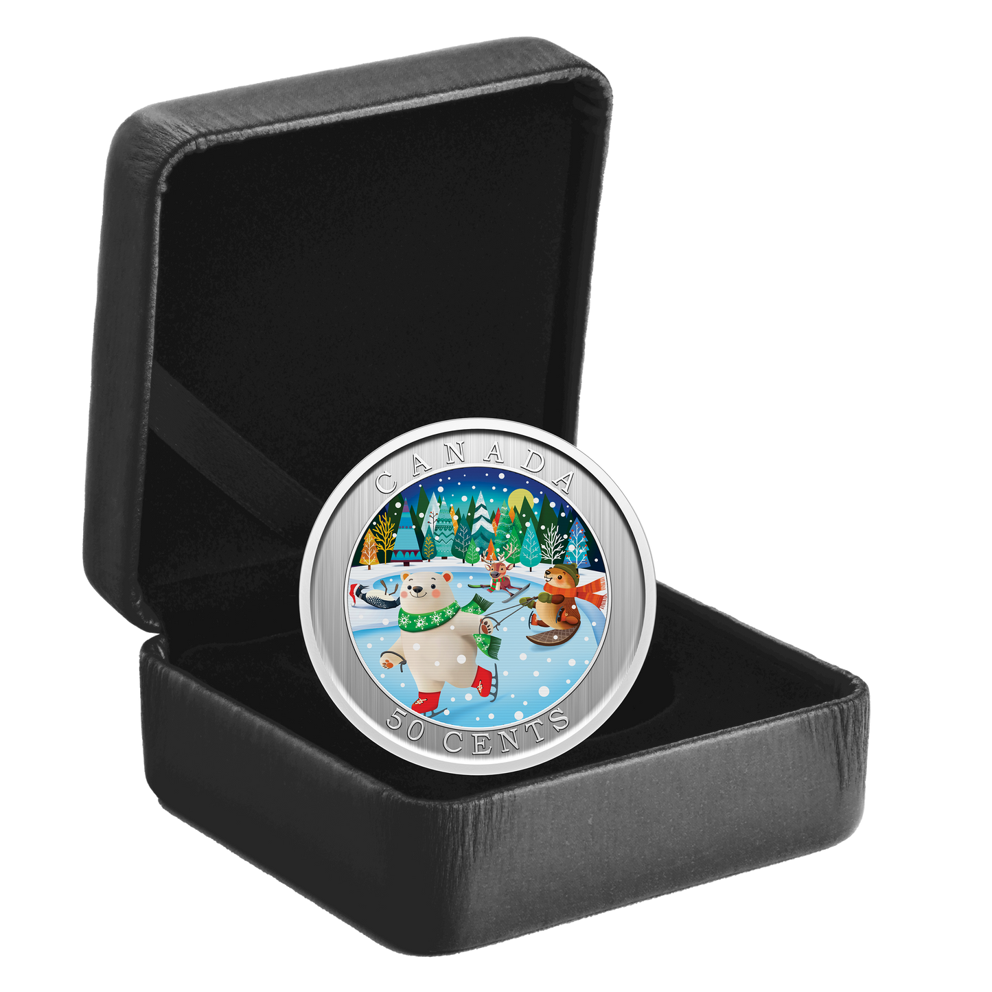 2026 Canada 50-cent Whimsical Winter Lenticular Coin