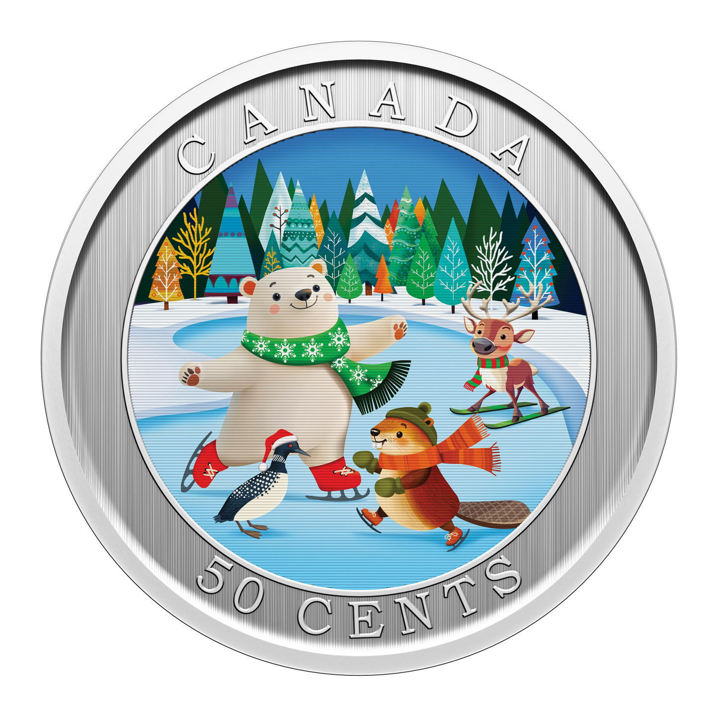 2026 Canada 50-cent Whimsical Winter Lenticular Coin