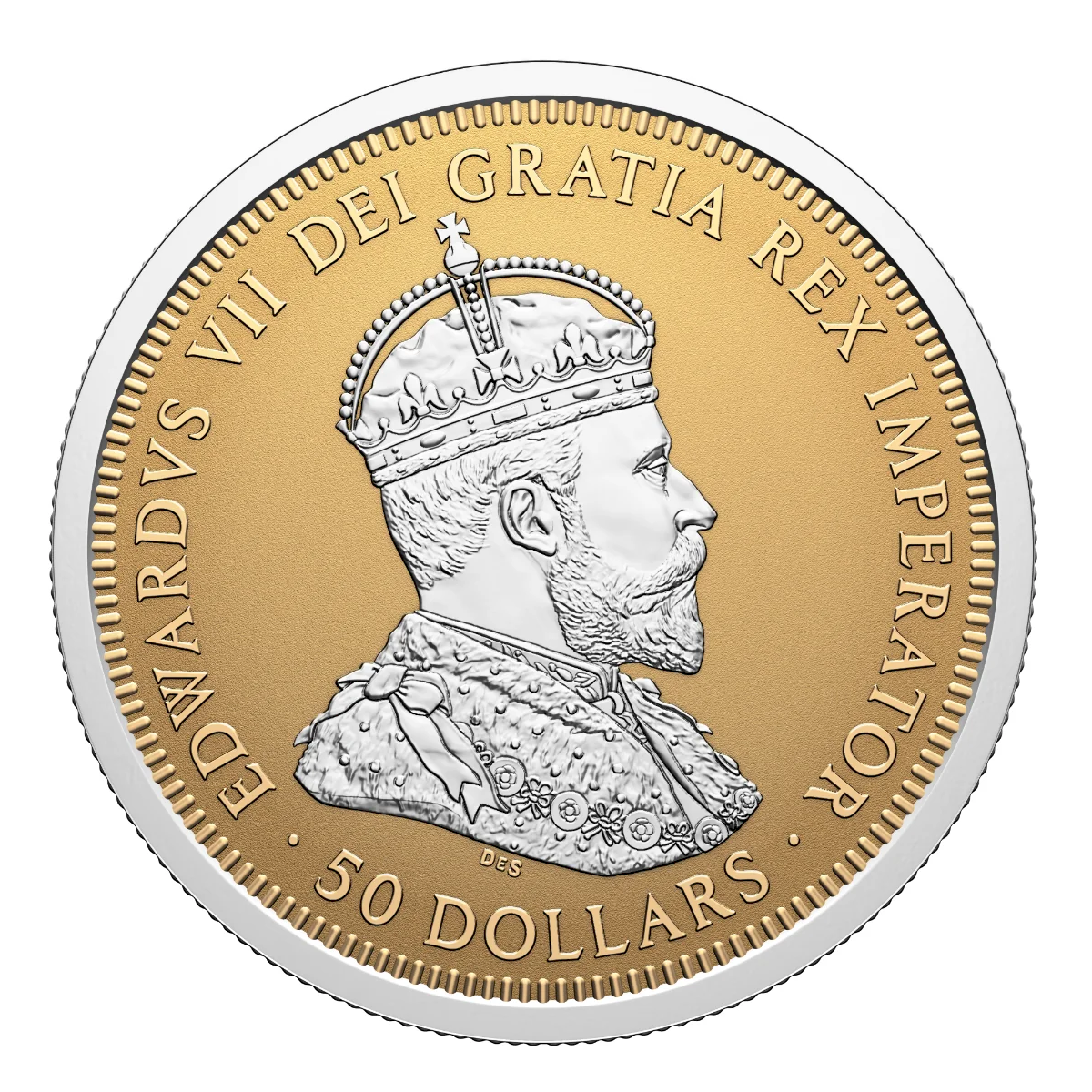 2027 Canada 125th Anniversary of the Coronation of King Edward VII Pure Gold Fractional Set (No Tax)