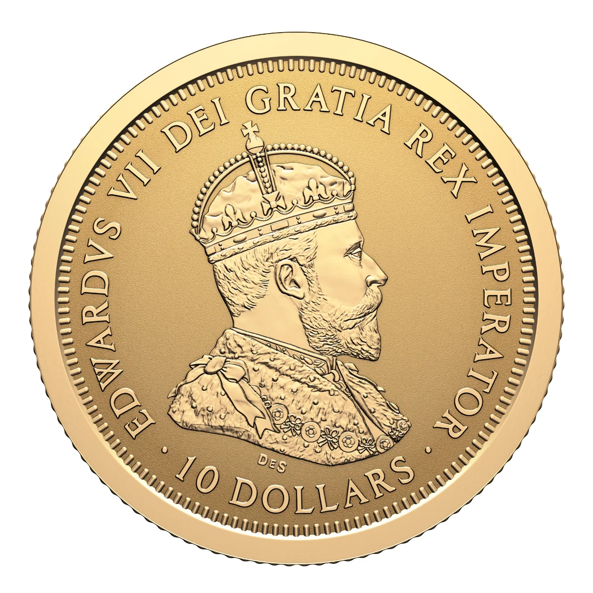 2027 Canada 125th Anniversary of the Coronation of King Edward VII Pure Gold Fractional Set (No Tax)