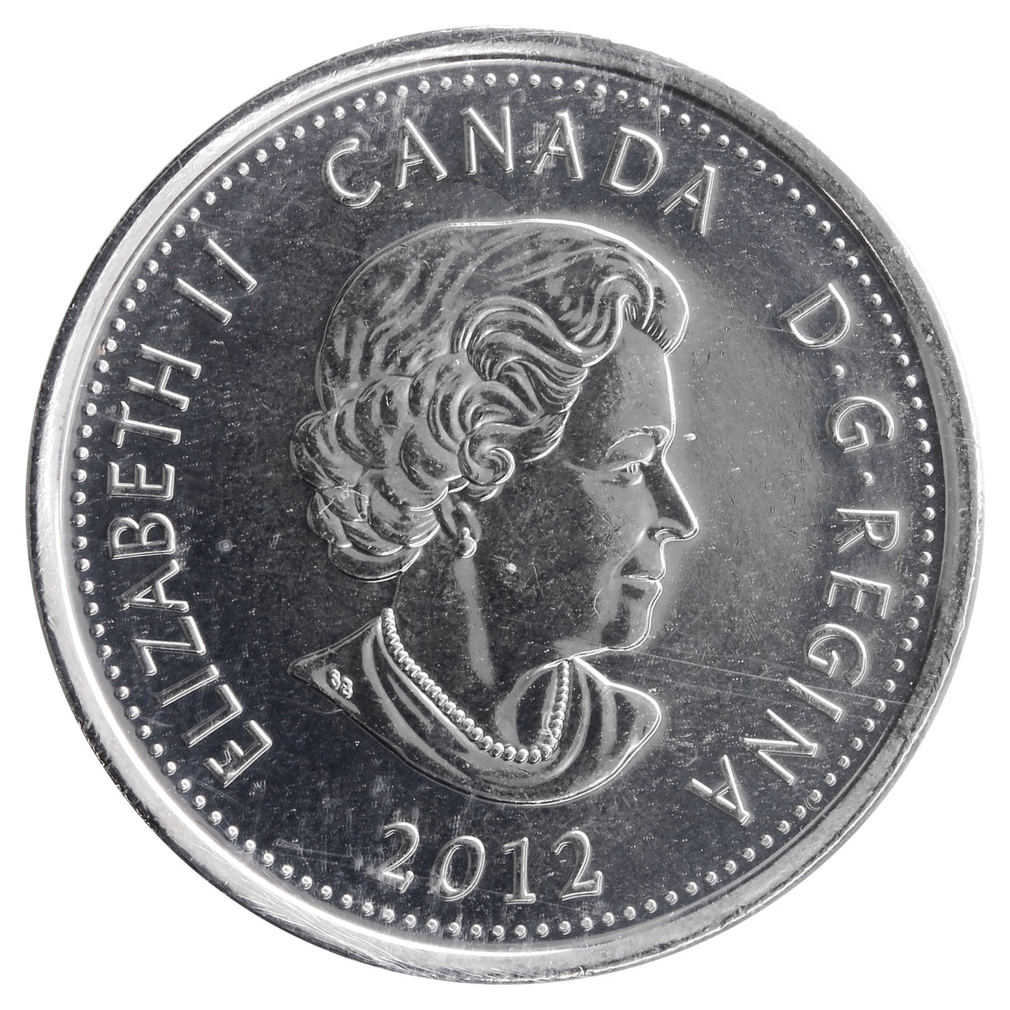 2012 Tecumseh Canada 25-cents ICCS Certified MS66