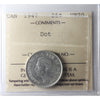 1947 Dot Canada 25-cents ICCS Certified VF20