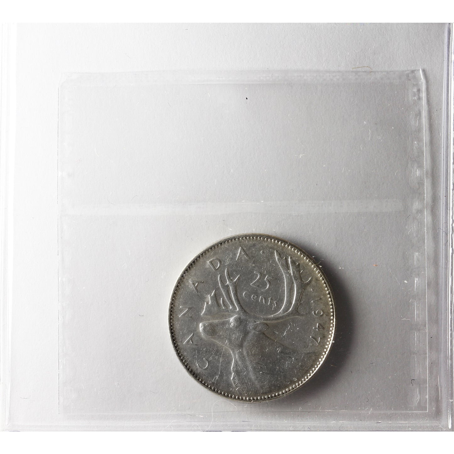 1947 Dot Canada 25-cents ICCS Certified VF20