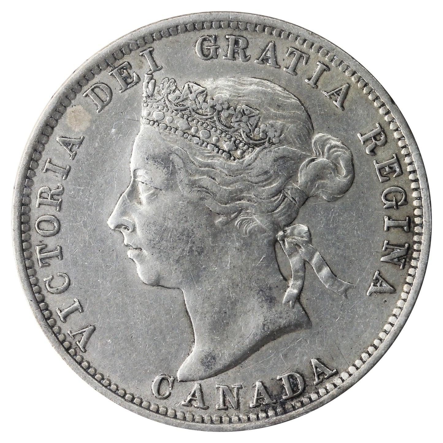 1892 Canada 25-cents ICCS Certified EF-40