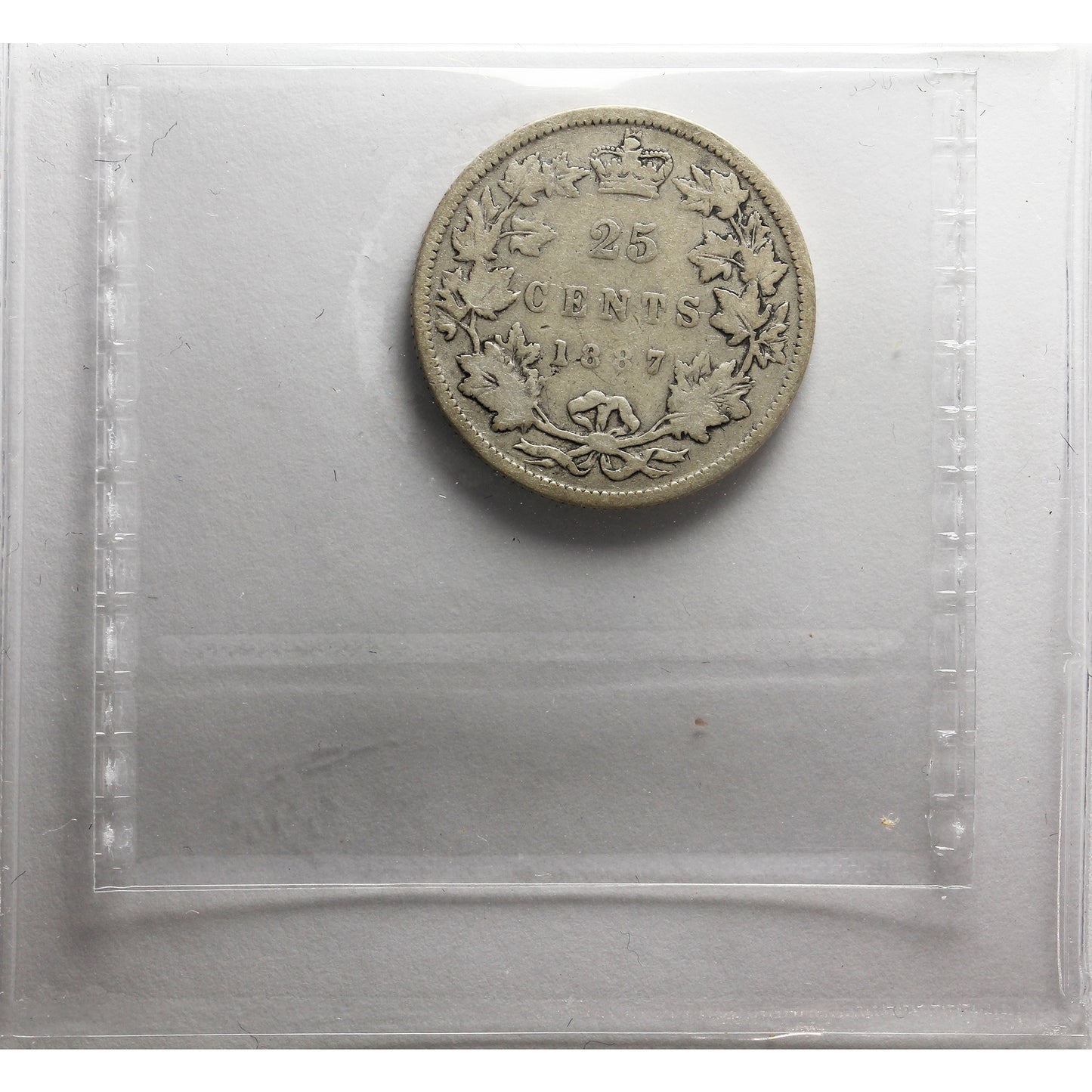 1887 Canada 25-cents ICCS Certified G6