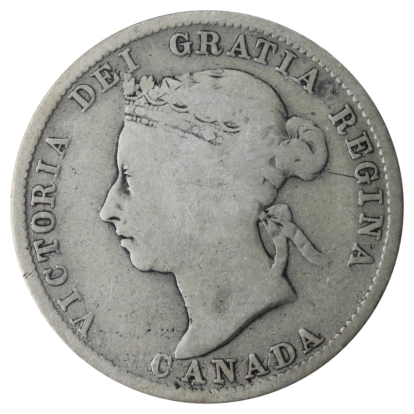 1887 Canada 25-cents ICCS Certified G6