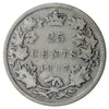 1887 Canada 25-cents ICCS Certified G6
