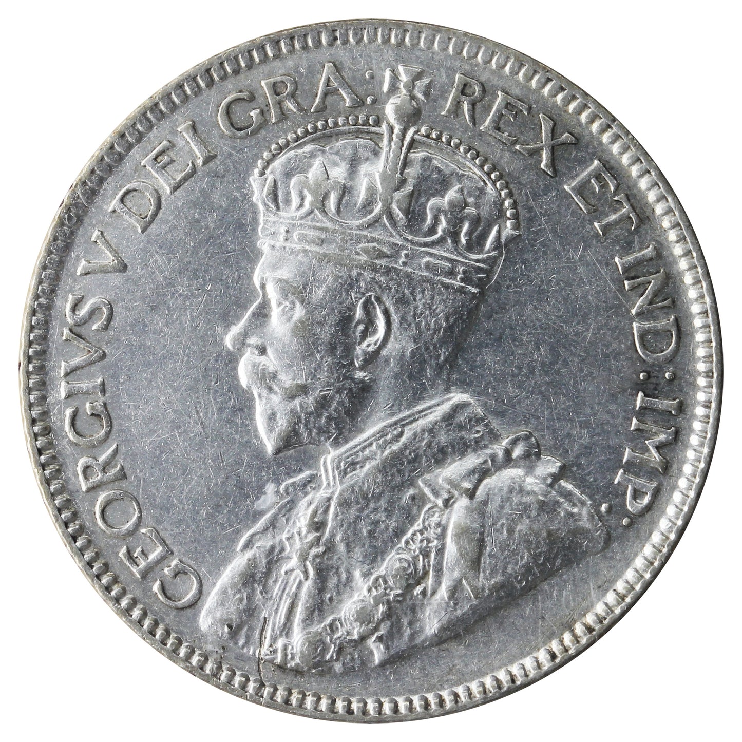 1933 Canada 25-cents ICCS Certified EF45