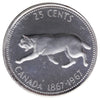 1967 Canada 25-cents ICCS Certified PL66 Heavy Cameo