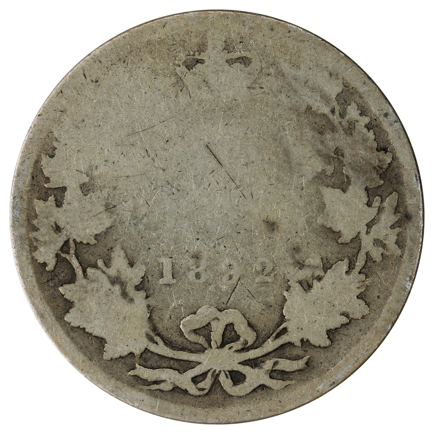 1892 Canada 25-cents Poor