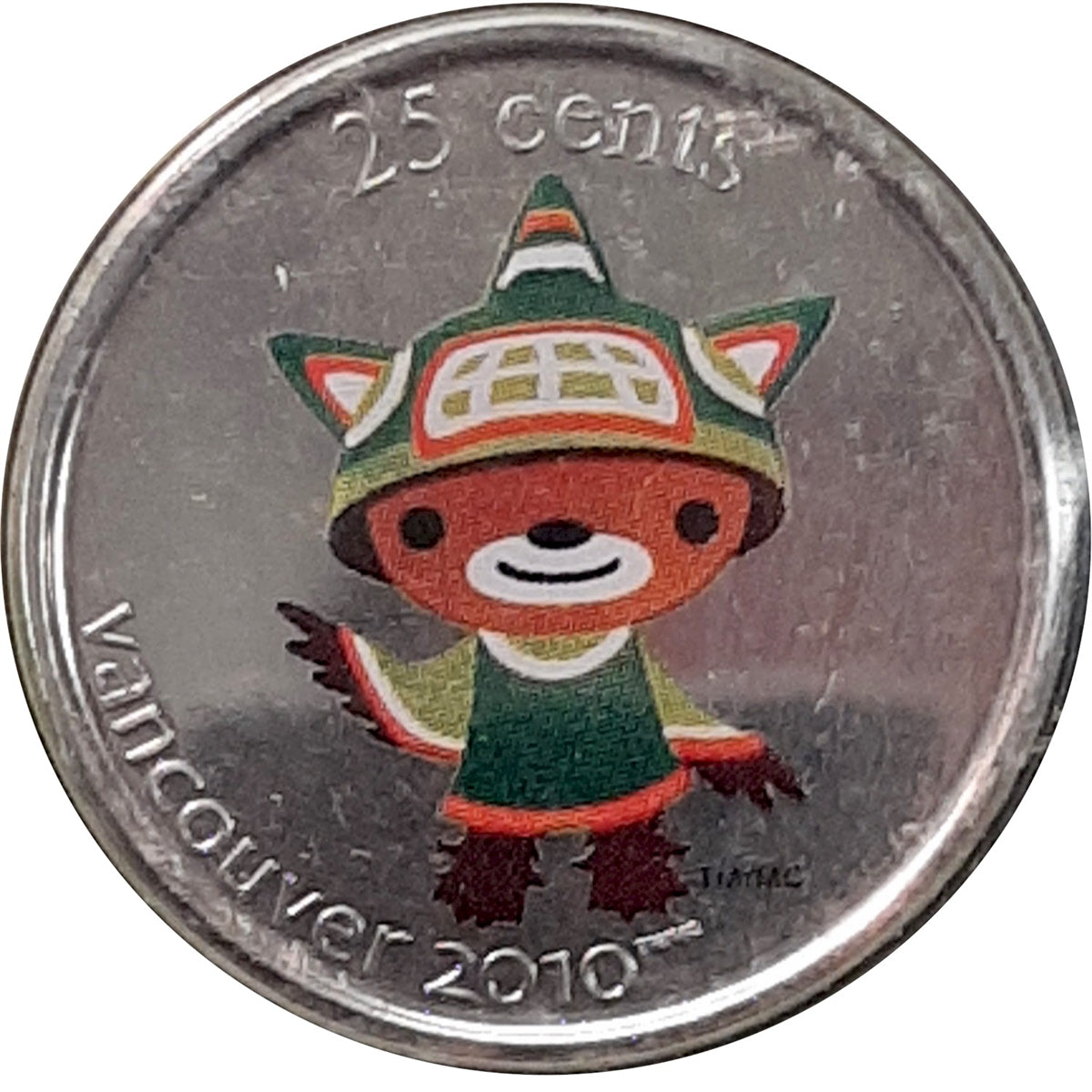 2008 Canada 25ct Paralympic Mascot - Sumi Coin & Folder