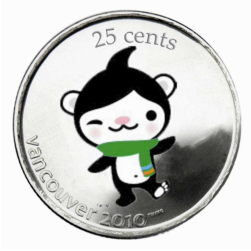 2008 Canada 25ct Olympic Mascot - Miga Coin & Folder