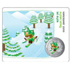 2010 Canada 50-cent Olympic Mascot Collector Card- Paralympic Alpine Skiing