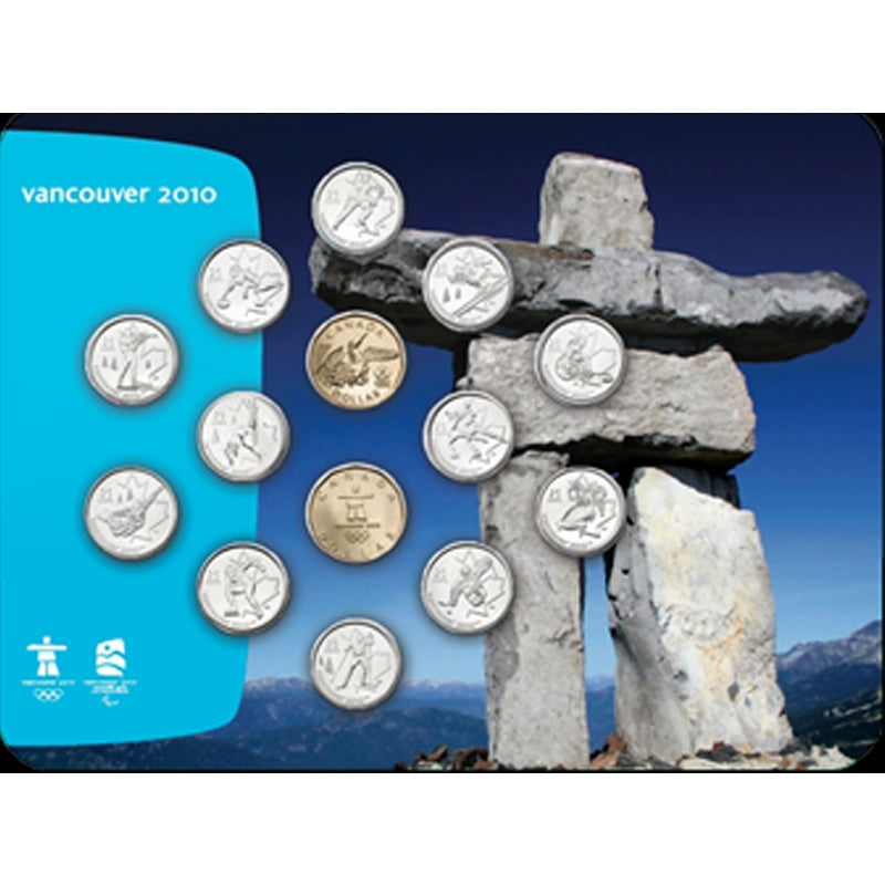 2010 Canada Inukshuk Coin Collector Board