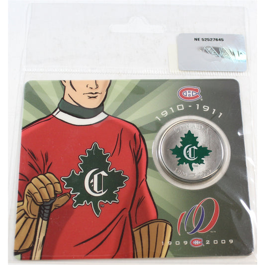 2009 Canada 50-cents Montreal Canadiens Jersey Coin in Card (1910-1911) #5 of 6