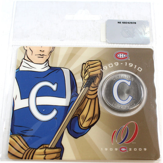 2009 Canada 50-cents Montreal Canadiens Jersey Coin in Card (1901-1910) #6 of 6