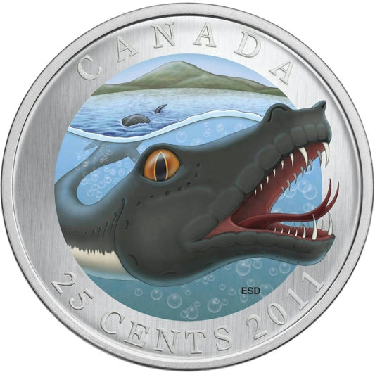 2011 25-cent Canadian Mythical Creatures - Memphre
