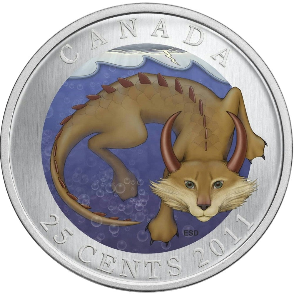 Canadian Creature 2011 25-cent Canadian Mythical Creatures - Mishepishu – Colonial Acres ...