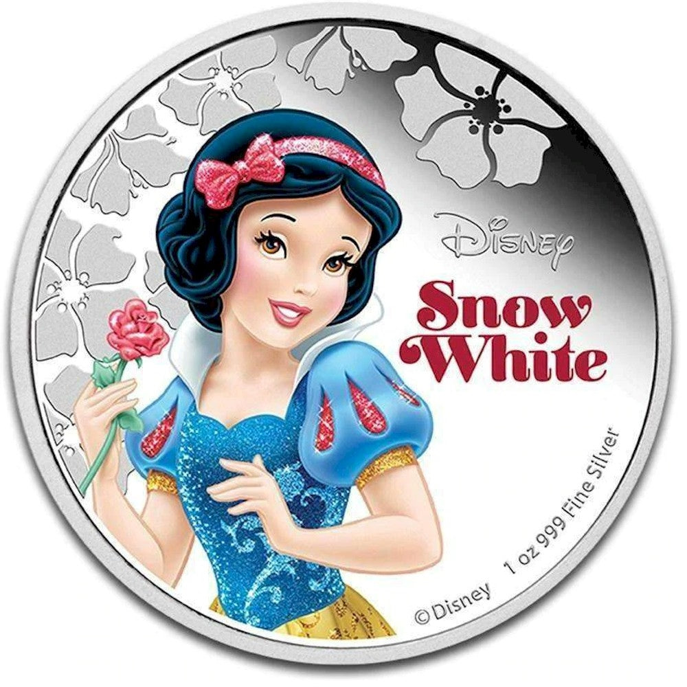 2015 Niue $2 Disney Princesses - Snow White Proof Silver (No Tax)