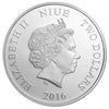 2016 Niue $2 Disney's Frozen - Elsa & Anna 1oz Silver (No Tax)