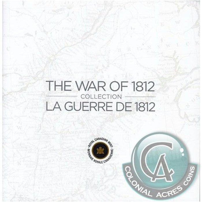 2012 Canada War of 1812 Collection 9-coin Set in Collector Board